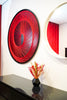 Whirlpool Thread Wall Art in Red